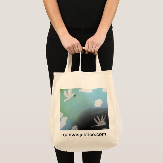 "Peace"-Canvas tas van Canvas Justice (Voorkant (product))
