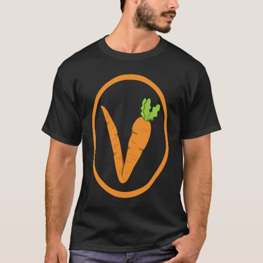 Peace Carrot T-shirt (Voorkant)