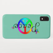 Peace Case-Mate iPhone Case (Achterkant (horizontaal))