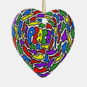 Peace Ceramic Ornament (Rechts)