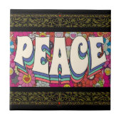 Peace Ceramic TIle Tegeltje (Voorkant)