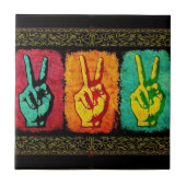 Peace Ceramic TIle Tegeltje (Voorkant)
