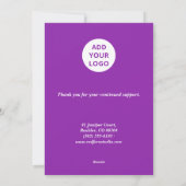  Peace & Cheer Holiday Card for Clients Feestdagenkaart (Achterkant)