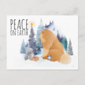 PEACE Chow hondenvakantie briefkaarten (Voorkant)