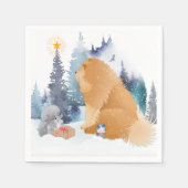 PEACE Chow serviettes en papier pour chien (Devant)