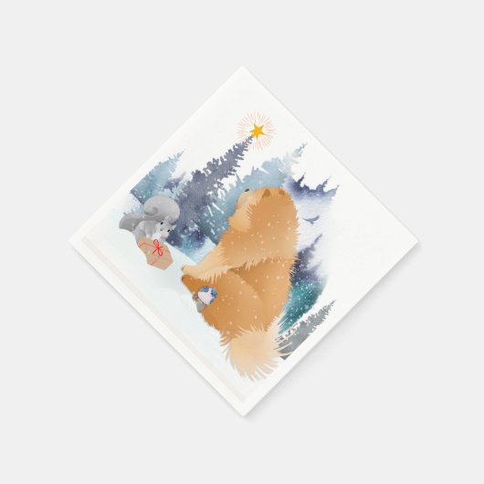 PEACE Chow serviettes en papier pour chien (Coin)