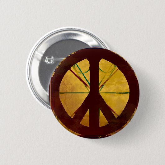 Peace Codex Antiek Art Button (Voorkant /achterkant)
