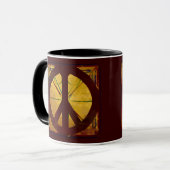 Peace Codex Antique Art Café Mug (Devant gauche)