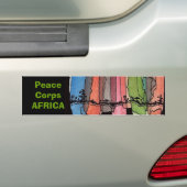 Peace Corps Africa Bumpersticker (Op auto)