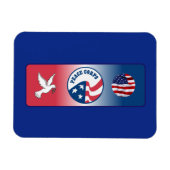 Peace Corps Dove Shield Magneet (Horizontaal)