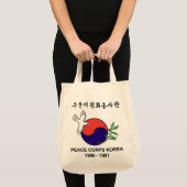 Peace Corps Korea Organic Grocery Tas (Voorkant (product))