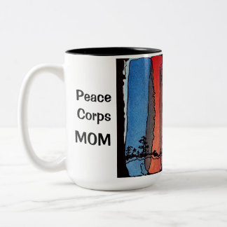 Peace Corps Mam-Mok Tweekleurige Koffiemok