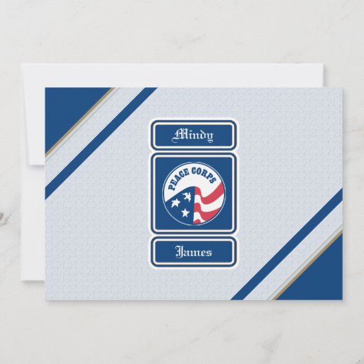 Peace Corps Trouw RSVP Kaarten (Achterkant)