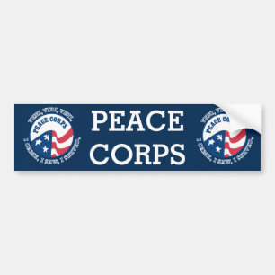 Peace Corps VV Shield Bumpersticker