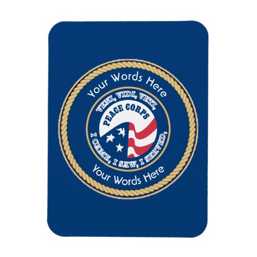 Peace Corps VV Universal Shield Magneet (Verticaal)