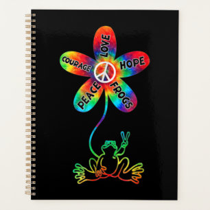 Peace Courage Aimer Hope Frogs Hippie