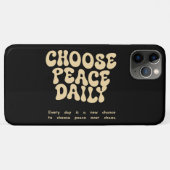Peace Daily Coque - Calm Tech Vibe (Dos (Horizontal))