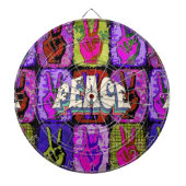 Peace Dart Board Dartbord (Voorkant)