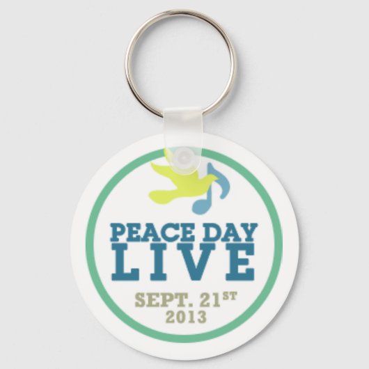 Peace Day LIVE - Sleutelhanger (Voorkant)