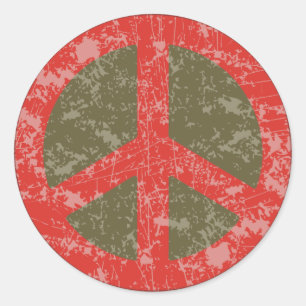 Peace de Resistance Ronde Sticker