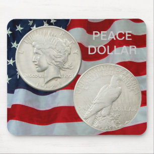 PEACE DOLLAR-MOUSEPAD MUISMAT