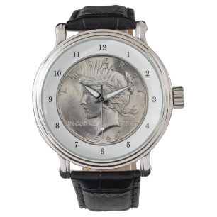 Peace Dollar Wrist Watch Horloge