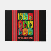 Peace Doormat Deurmat (Voorkant)