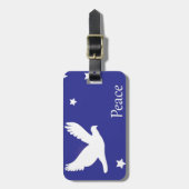 Peace Dove Bagagelabel (Voorkant verticaal)
