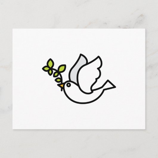 Peace Dove Briefkaart (Voorkant)