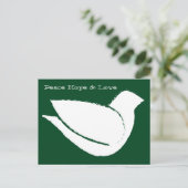 Peace Dove Briefkaart (Staand voorkant)