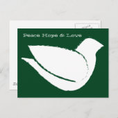 Peace Dove Briefkaart (Voorkant / Achterkant)