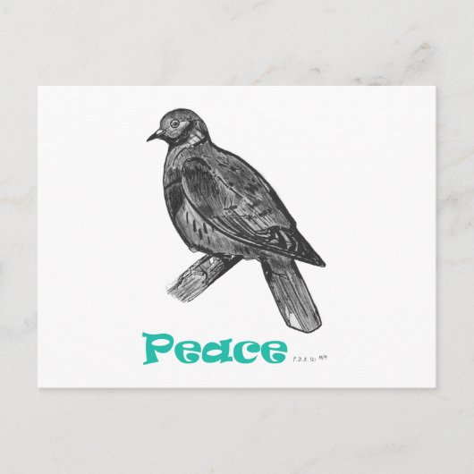 Peace Dove Briefkaart (Voorkant)