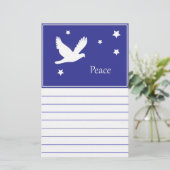 Peace Dove Briefpapier (Staand voorkant)