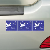 Peace Dove Bumpersticker (Op auto)