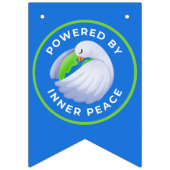 Peace Dove Bunting Banner - Aangedreven door inner (Eerste vlag)