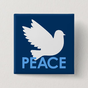 Peace Dove Button