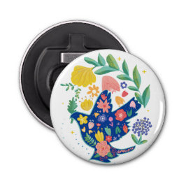 Peace Dove Button Flesopener