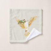 Peace Dove et Olive Branch On Ecru (Gant de toilette)