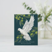 Peace Dove et Olive Branches Carte postale (Debout devant)