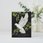 Peace Dove et Olive Branches Carte postale (Debout devant)