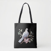 Peace Dove & Heartt Tote Bag (Devant)