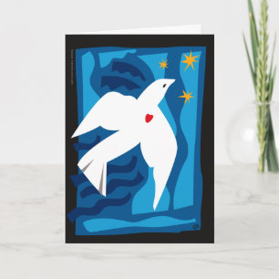Peace Dove Holiday Kaart