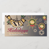 Peace Dove Holiday Love Joy Wenskaart Feestdagenkaart (Voorkant / Achterkant)