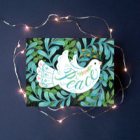 Peace Dove Illustrated Kerstmis