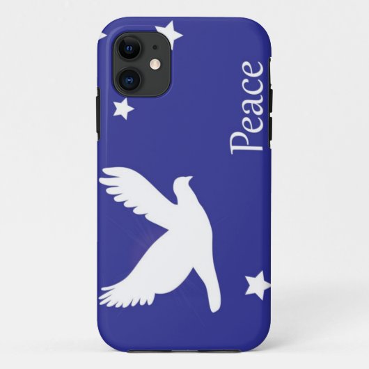 Peace Dove iPhone 5/5S, robuust Xtreme Hoesje (Achterkant)