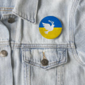 Peace Dove.Je suis avec l'Ukraine ! ! ! Badge (En situation)