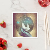 Peace Dove-kerstversiering Servet (Insitu)