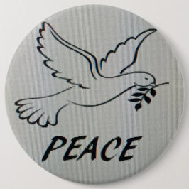 Peace Dove Logo Button