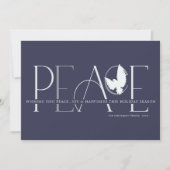 Peace Dove Love Joy Feestdagenkaart (Voorkant)