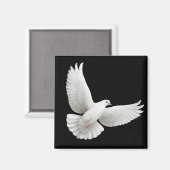 Peace Dove Magnet Magneet (Voorkant / Achterkant)